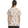 image:imageCherokee Prints Women Scrubs Top VNeck Print CK646Pugkin Spice Season