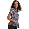image:imageCherokee Prints Women Scrubs Top VNeck Print CK662Paisley Petals