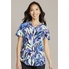image:imageCherokee Prints Women Scrubs Top VNeck Print CK662Wild Abstract
