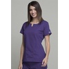 image:imageCherokee Women Scrubs Top Workwear Originals Round Neck 4824Grape