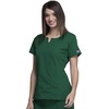image:imageCherokee Women Scrubs Top Workwear Originals Round Neck 4824Hunter