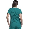 image:imageCherokee Women Scrubs Top Workwear Originals Round Neck 4824Teal Blue