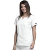 image:imageCherokee Women Scrubs Top Workwear Originals Round Neck 4824White