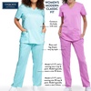 image:imageCherokee Women Scrubs Top Workwear Originals Round Neck 4824White