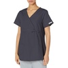 image:imageCherokee Womens Maternity Mock Wrap Knit Panel TopPewter