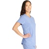 image:imageCherokee Womens Scrub Top Snap Front Henley with 2 Pockets and Center Back Length of 26  CK749ACiel