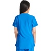 image:imageCherokee Womens Scrub Top Snap Front Henley with 2 Pockets and Center Back Length of 26  CK749ARoyal