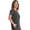 image:imageCherokee Womens Scrub Top Tuckable Contemporary Fit with 1 Pocket CK748APewter