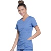 image:imageCherokee Womens Ww Core Stretch Jr Fit VNeck TopCiel