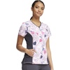image:imageCherokee iFlex Women Scrubs Top VNeck CK698Loving Swirls
