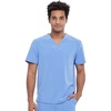 image:imageCherokee Allura Scrub Tops for Men V Neck Modern Fit Top 2 PocketsCiel Blue