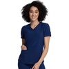 image:imageCherokee Allura VNeck Womens Scrub Tops Nurse Shirt with 3 PocketsNavy