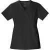 image:imageCherokee Luxe Women Scrubs Top Mock Wrap 1841Black