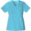 image:imageCherokee Luxe Women Scrubs Top Mock Wrap 1841Blue Wave