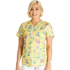 image:imageCherokee Prints Women Scrubs Top VNeck Print CK652Babysaur Love