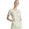 image:imageCherokee Scrubs for Women Printed V Neck 2 Welt PocketsHerbal Wellness