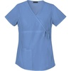 image:imageCherokee Womens Maternity Mock Wrap Knit Panel TopCeil Blue