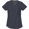 image:imageCherokee Womens Maternity Mock Wrap Knit Panel TopPewter
