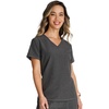 image:imageCherokee Womens Scrub Top Tuckable Contemporary Fit with 1 Pocket CK748APewter