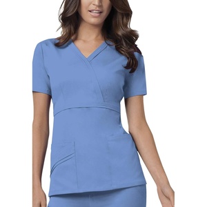 image:imageCherokee Luxe Women Scrubs Top Mock Wrap 1841Ciel
