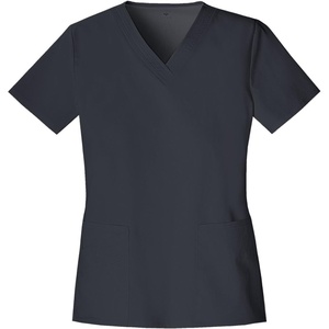 image:imageCherokee Luxe Women Scrubs Top VNeck 1845Pewter