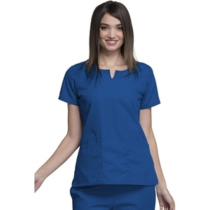 image:imageCherokee Women Scrubs Top Workwear Originals Round Neck 4824Galaxy Blue