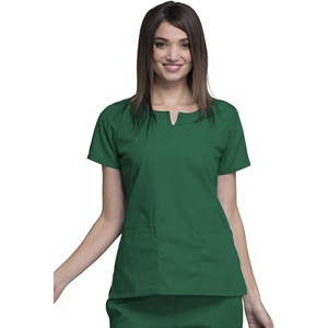 image:imageCherokee Women Scrubs Top Workwear Originals Round Neck 4824Hunter
