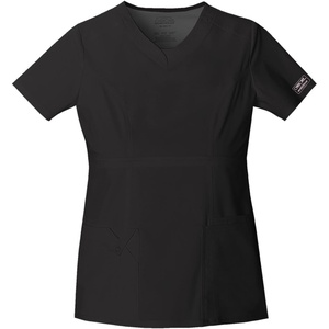 image:imageCherokee Womens Ww Core Stretch Jr Fit VNeck TopBlack