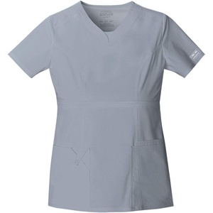image:imageCherokee Womens Ww Core Stretch Jr Fit VNeck TopGrey