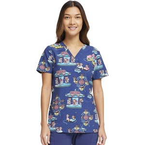 image:imageVneck Print Top with Carnival Critters by CherokeeCarnival Critters