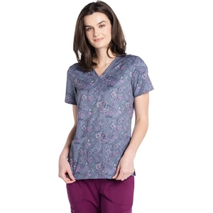 image:imageVneck Print Top with Carnival Critters by CherokeeSoft Paisley