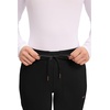 image:imageCherokee Form CK095 Womens Mid Rise Tapered Leg Drawstring PantBlack
