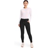 image:imageCherokee Form CK095 Womens Mid Rise Tapered Leg Drawstring PantBlack