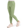 image:imageCherokee Form CK095 Womens Mid Rise Tapered Leg Drawstring PantBright Sage