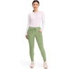 image:imageCherokee Form CK095 Womens Mid Rise Tapered Leg Drawstring PantBright Sage