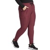 image:imageCherokee Form CK095 Womens Mid Rise Tapered Leg Drawstring PantCabernet