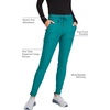 image:imageCherokee Form CK095 Womens Mid Rise Tapered Leg Drawstring PantHunter Green