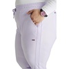 image:imageCherokee Form CK095 Womens Mid Rise Tapered Leg Drawstring PantLavender Haze