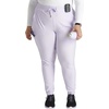 image:imageCherokee Form CK095 Womens Mid Rise Tapered Leg Drawstring PantLavender Haze