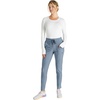image:imageCherokee Form CK095 Womens Mid Rise Tapered Leg Drawstring PantOcean Ash