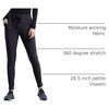 image:imageCherokee Form CK095 Womens Mid Rise Tapered Leg Drawstring PantPewter