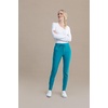 image:imageCherokee Form CK095 Womens Mid Rise Tapered Leg Drawstring PantTeal Blue