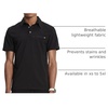 image:imageCherokee Infinity Polo Mens Scrub Top Zip Chest Pocket 360 StretchBlack
