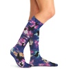 image:imageCherokee Knee High Compression Socks 815 mmHg Lightweight Printed Support Stockings 1 Pair COMFORTSUPPORTButterfly Flutter
