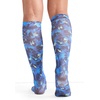 image:imageCherokee Knee High Compression Socks 815 mmHg Lightweight Printed Support Stockings 1 Pair COMFORTSUPPORTGarden Silhouette
