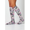image:imageCherokee Knee High Compression Socks 815 mmHg Lightweight Printed Support Stockings 1 Pair COMFORTSUPPORTHorse Play