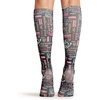 image:imageCherokee Knee High Compression Socks 815 mmHg Lightweight Printed Support Stockings 1 Pair COMFORTSUPPORTNurse Power