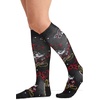 image:imageCherokee Printsupport Women 12 mmHg Support SocksColorful Christmas