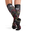 image:imageCherokee Printsupport Women 12 mmHg Support SocksColorful Christmas