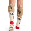 image:imageCherokee Printsupport Women 12 mmHg Support SocksDeer Santa